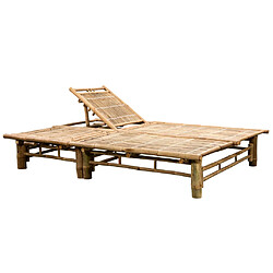 Avis Helloshop26 Transat double en bambou - Marron