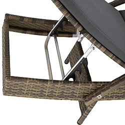 Helloshop26 Bain de soleil transat - Marron