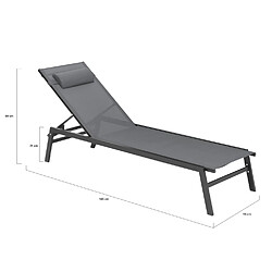 Idmarket MARKET SINTRA - Lot de 2 - Gris Anthracite pas cher