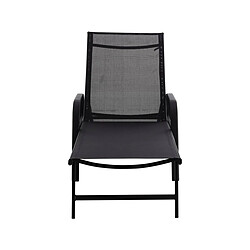 HABITAT ET JARDIN Bains de soleil Farniente - Noir