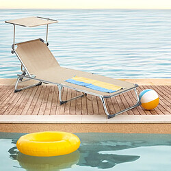 Beach and Garden Design 24 Transats California - Beige