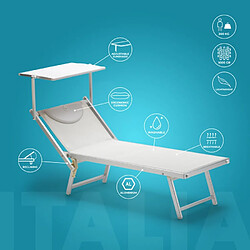 Beach And Garden Design Bain de soleil Italia 4 pièces