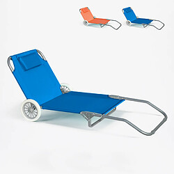 Beach And Garden Design Banana Transat pliant avec roues