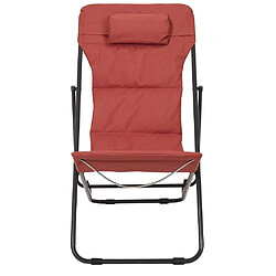 Avis The home deco factory transat pliant - Terracotta