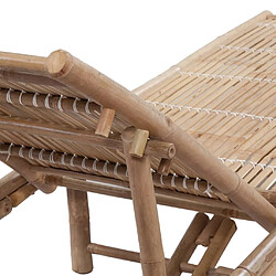 Avis Helloshop26 Transat bambou inclinable - Marron
