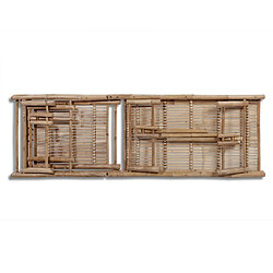 Acheter Helloshop26 Transat bambou inclinable - Marron