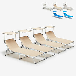 Beach and garden design Transat pliant California - Beige