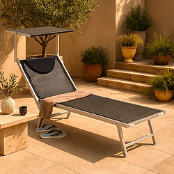Beach and Garden Design Bain de soleil Santorini chocolate