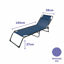 Transat Marbueno Pliable - Bleu