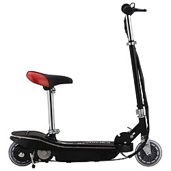 Helloshop26 Trottinette électrique avec selle et LED 120W - Noir pas cher