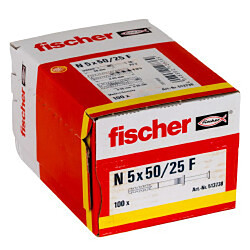Avis Fischer Cheville à frapper nylon - 5 x 30 mm