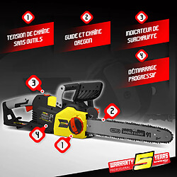 Gardeo Pro Tronçonneuse 2400W