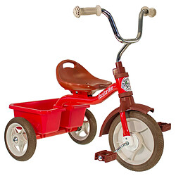 ITALTRIKE Tricycle métal rouge avec benne
