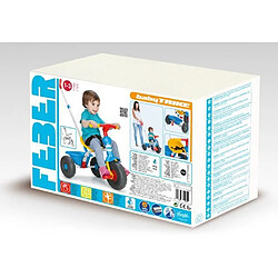 Feber Baby Trike 3 en 1 Bleu/Jaune pas cher