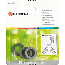 Gardena Joint plat 5 pcs Joint plat - Pour connecteur de robinet - Compatible GARDENA system - Pack de 5 pièces