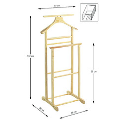 Pegane Valet de chambre double - Naturel