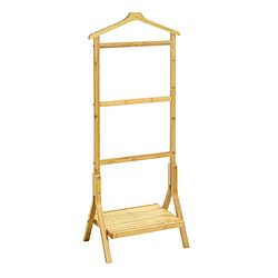 Pegane Valet de nuit bambou - Naturel