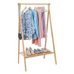 Decoshop26 Valet de chambre en bois - Or pas cher