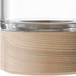 LSA Lotta Vase avec base en frêne