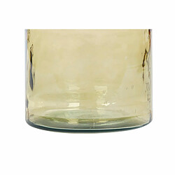 DKD Home Decor Vase Corde Ambre Verre Trempé