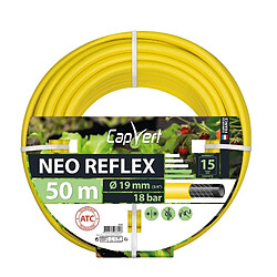 Capvert Tuyau d'arrosage Neo Reflex 19 x 50 M Tuyau d'arrosage - Résistance UV et antigel - Diamètre 19 mm - Longueur 50 m - Pression 20 bars