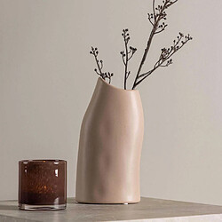 Venture Home Ernst - Vase en grès 23 cm - Rose clair