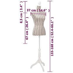 VidaXL Buste couture pas cher