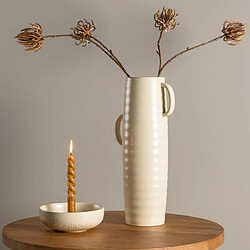 Venture Home Vase Cent - Beige et Noir pas cher