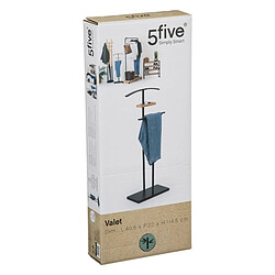 Five simply smart Valet de chambre métal - Noir pas cher