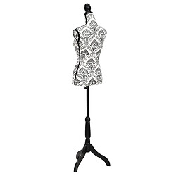 Acheter VidaXL Buste de présentation femme noir et blanc