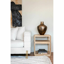 DKD Home Decor Vase - Bronze Doré, Aluminium, Finition vieillie - Reconditionné
