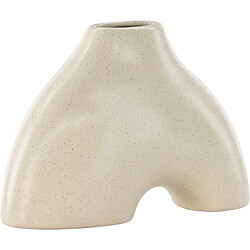 Venture Home Vase Kento Grès 15cm Beige Noir