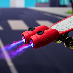 ATAA Misil Skateboard LED - Rouge