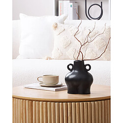 Beliani - Vase NAFPLIO Noir 32 cm