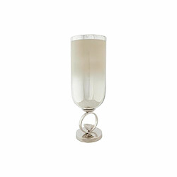 DKD Home Decor Vase - Champagne Verre et Aluminium