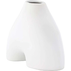 Avis Venture Home Vase en Grès - Blanc Kento