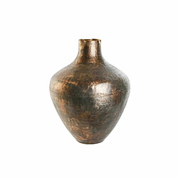 DKD Home Decor Vase - Bronze Doré, Aluminium, Finition vieillie - Reconditionné