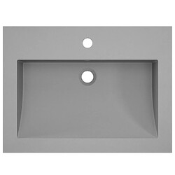 Helloshop26 Lavabo en granit - Gris
