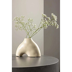 Venture Home Vase Kento Grès 15cm Beige Noir
