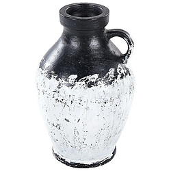 Beliani - Vase MASSALIA Noir & Blanc 33 cm