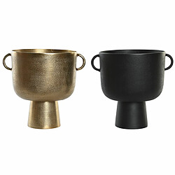DKD Home Decor Aluminium Noir Doré