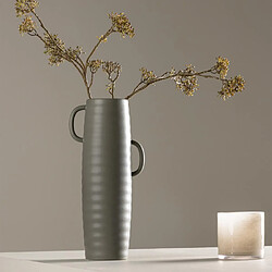 Vase en Grès Cent Venture Home Gris Foncé pas cher