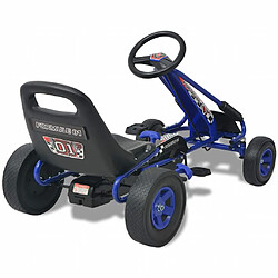 Avis vidaXL Kart à pédale Bleu