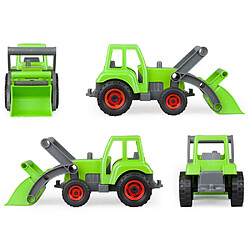 Avis Tracteur Vert avec pelle pour enfant Lena EcoActives 4213