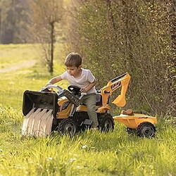 Acheter Smoby Tracteur a pédales Builder Max + Remorque