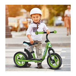 BigBuy Draisienne bébé avec repose-pieds - Vert pas cher