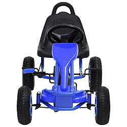 Avis vidaXL Kart à pédales Bleu