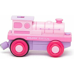 BIGJIGS TOYS Puissante locomotive rose