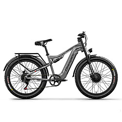 Shengmilo S600 vélo électrique double moteur 2000 W, batterie Samsung de grande capacité 17,5 Ah, vitesse 25-50 km/h