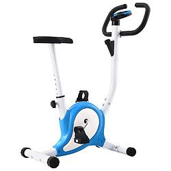vidaXL Vélo d'appartement - Bleu